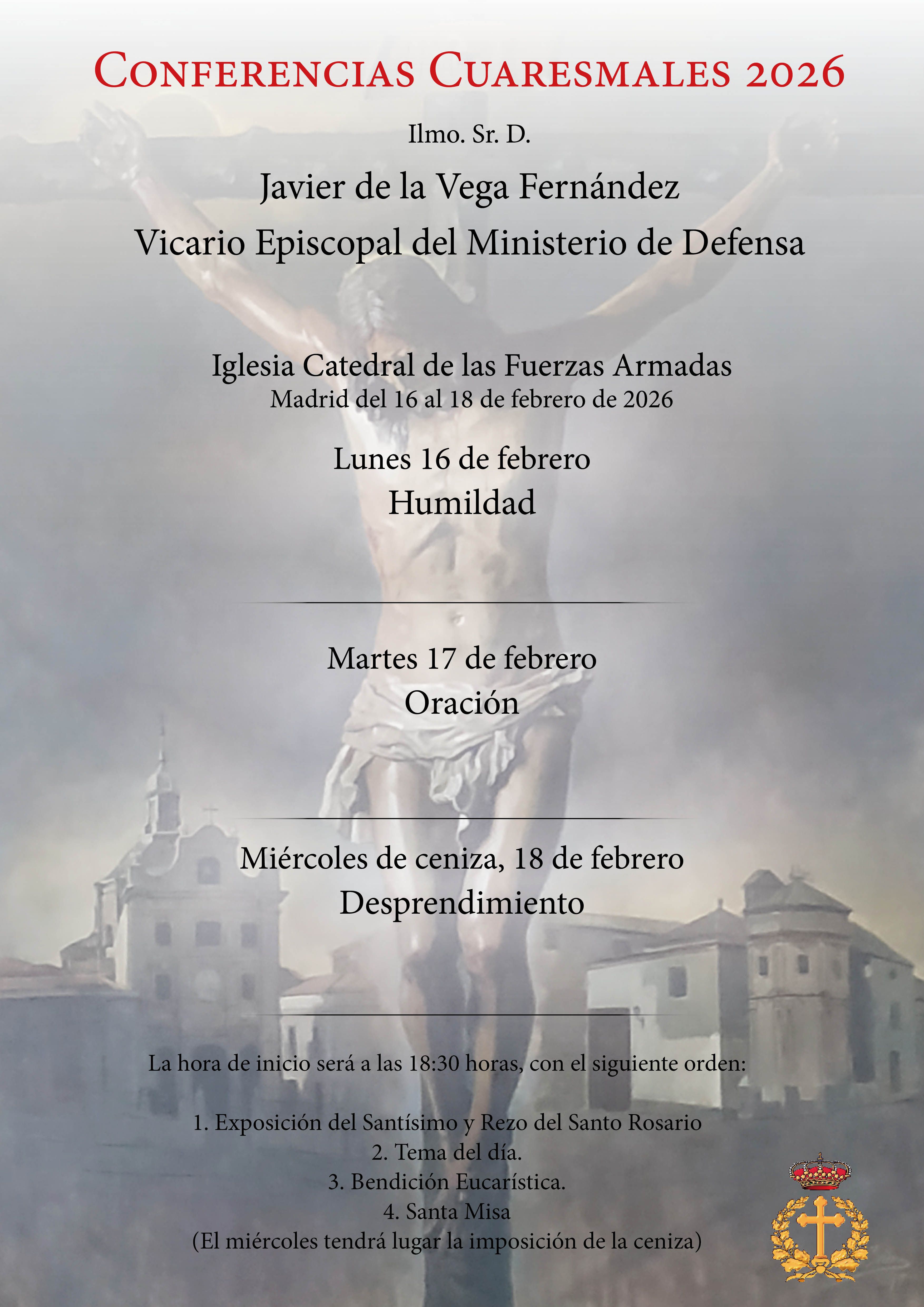 Cartel coferencias cuaresmales2026