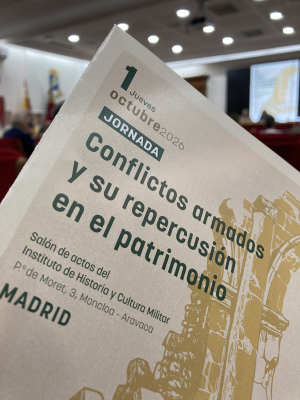La Delegación de Patrimonio Cultural del Arzobispado Castrense participa por primera vez en una jornada sobre conflictos armados y patrimonio