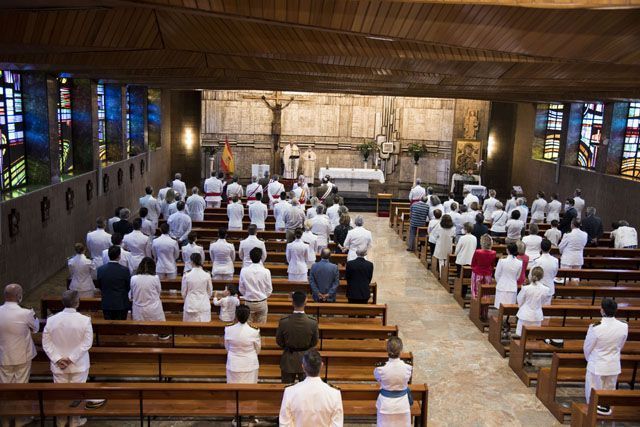 Actos de la celebración de Nuestra Señora del Perpetuo Socorro en el Hospital Central de la Defensa