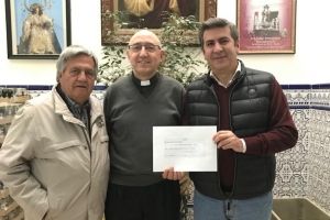 Donación de la Real Hermandad del Santo entierro de San Fernando a las Cáritas Castrense