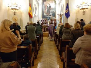 Comienzo de la Cuaresma. Iglesia de San Fernando. Zaragoza