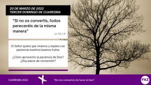Cuaresma 20 de marzo de 2022