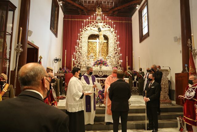 El Regimiento de Artillería de Campaña 93 de Tenerife renueva su promesa con el Santísimo Cristo de la Laguna