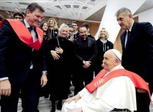 Una representación de colegiales del Colegio Mayor Universitario Barberán y Collar realiza una visita cultural al Vaticano y a la ciudad Roma.