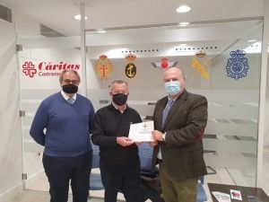 Donativo de la Delegación de Extremadura a Cáritas parroquial Castrense “Virgen de Bótoa” de Badajoz