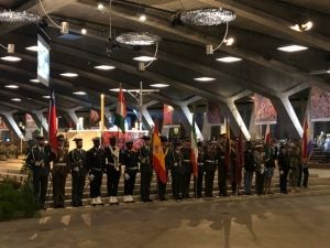 Inicio en Lourdes del 61 Encuentro Internacional de Militares por la Paz
