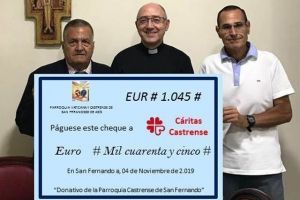 Entrega de Donativo a Cáritas Castrense España