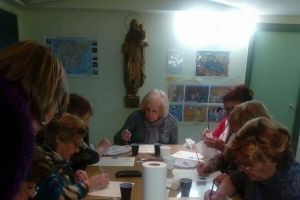 Curso de pintura para Mayores en Caritas Parroquial Castrense Alcalá de Henares