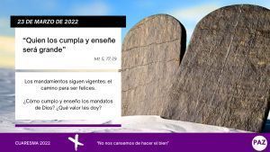 Cuaresma 23 de marzo de 2022