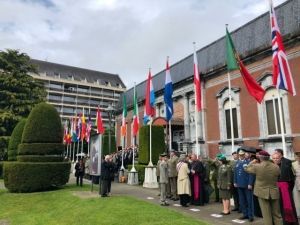 Acto a los Caídos en el 61 Encuentro Internacional de Militares por La Paz