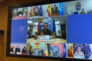 El Arzobispo Castrense conversa con los capellanes desplegados en el exterior por videoconferencia