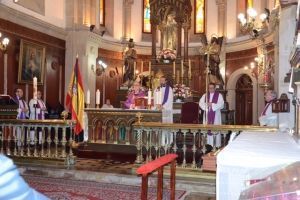 FUNERALES POR EL PATER CARLOS RECAREY EN LA PARROQUIA CASTRENSE DE SAN ANDRÉS DE LA CORUÑA DE LA QUE ERA PARROCO Y EN LA IGLESIA DE Nª SÑA. DEL CARMEN DE MADRID