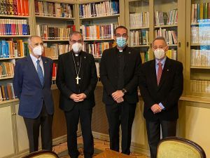 El Arzobispo se reúne con el Equipo de Dirección de Cáritas Castrense
