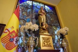 Restauración de la imagen de Nuestra Señora de Loreto de la Base Aérea de Morón.