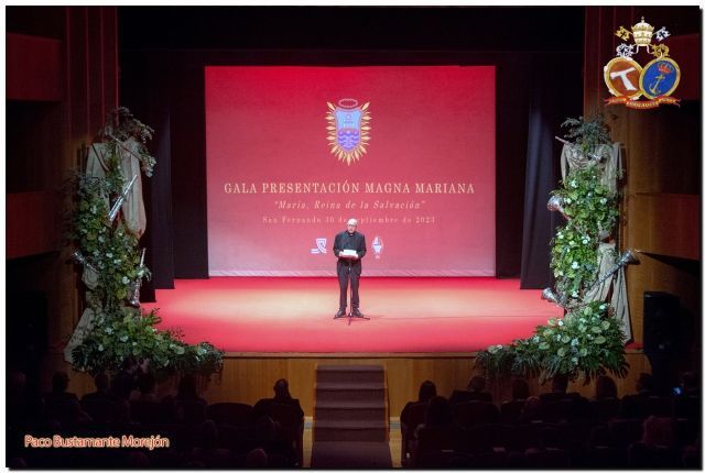 Acto de presentación del cartel anunciador y logotipo oficial de la Magna Mariana "María, Reina de la Salvación" en la ciudad de San Fernando – Cádiz –