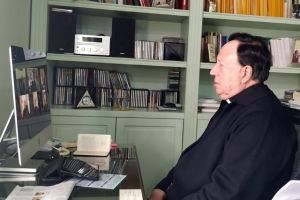 Videoconferencia de D. Juan del Río con el equipo de gobierno del Arzobispado Castrense