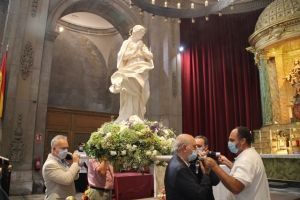 LA VIRGEN PEREGRINA EN LA PARROQUIA CASTRENSE DE BARCELONA