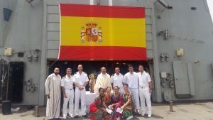 Celebración de la Fiesta de Nuestra Patrona a Bordo del BAM "Meteoro"