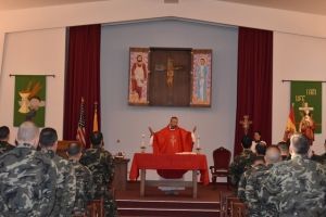 El contingente español PATRIOT celebra Santa Bárbara, Patrona de la Artillería española, en la Base Aérea de Incirlik