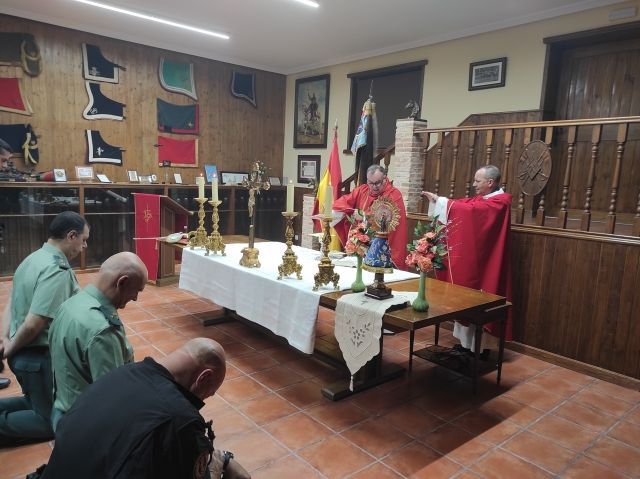 Santiago Apóstol en el Grupo de Caballería de la Guardia Civil
