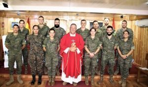 Confirmaciones de soldados españoles en Marjayoun (Líbano)