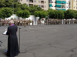 Santa Teresa con los Intendentes de Tenerife