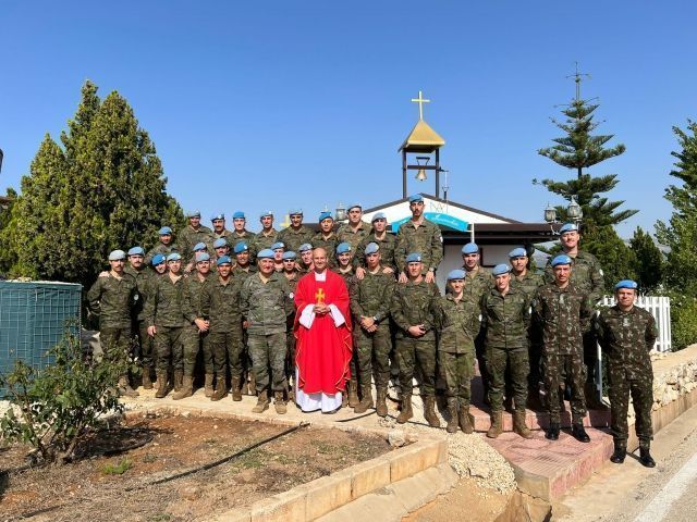 33 militares españoles reciben el sacramento de la Confirmación en Líbano