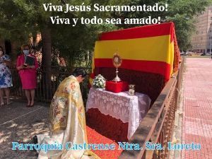 Celebración del Corpus Christi - Parroquia Castrense Ntra. Sra. de Loreto Alcalá de Henares