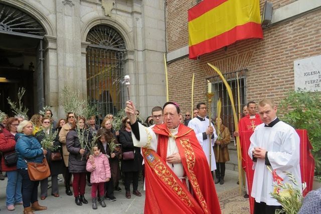 Domingo de Ramos en la Iglesia Catedral de las Fuerzas Armadas