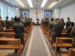 Miércoles de Ceniza en la Base de Adazi en Letonia