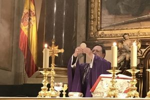 Miercoles de Ceniza en la Iglesia Catedral de las FAS