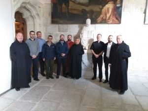 Clausura de los Ejercicios Espirituales celebrados por el Arzobispado Castrense en el Monasterio de Santa María del Paular