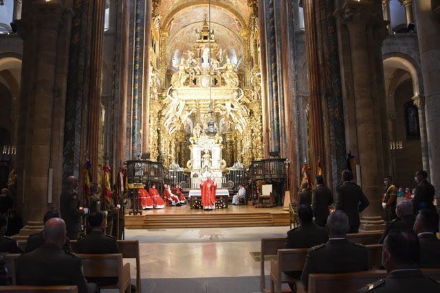 Acto Arma de Caballería en Santiago de Compostela