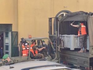 La Agrupación de Apoyo Logístico 81 hace una donación a Cáritas Diocesana de San Cristóbal de La Laguna