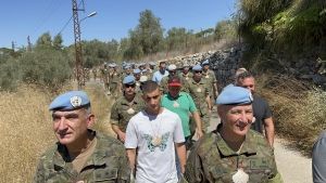PRIMERA ETAPA "CAMINO DE SANTIAGO LIBANÉS" DE LA BRIGADA ESPAÑOLA XXXIX EN LÍBANO