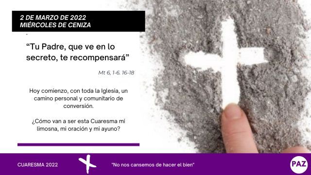 Cuaresma 2 de marzo de 2022