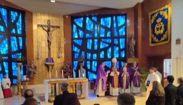 Bendición de la imagen de San Juan de Nepomuceno