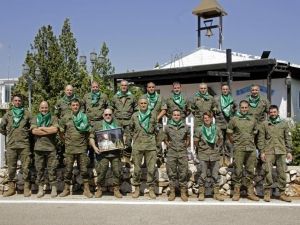San Lorenzo también se celebra en Líbano con misa y almuerzo de la Brigada Aragón