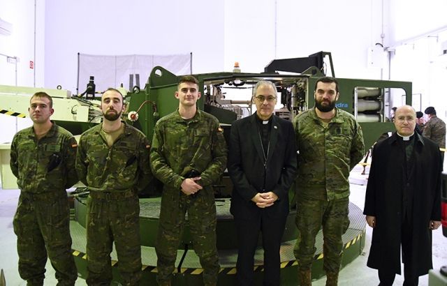 El Arzobispo Castrense ha realizado la Visita Pastoral a varias unidades de la provincia de Badajoz