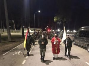 EL CONTINGENTE ESPAÑOL EN LETONIA CELEBRA LA SEMANA SANTA