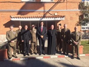 El Arzobispo visita el ESPEMI de Alcalá de Henares el día de Noche Buena.