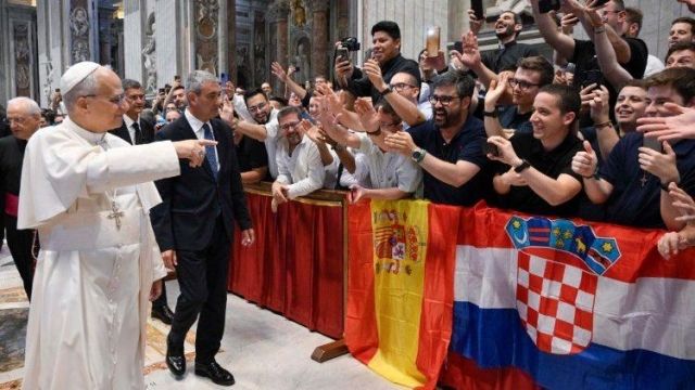 EL SEMINARIO CASTRENSE ASISTE A LA CATEQUESIS DEL PAPA EN EL JUBILEO DE LOS SEMINARISTAS