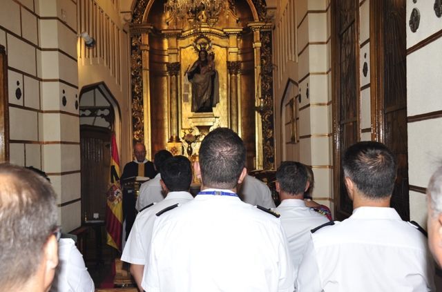Misa en el Cuartel General de la Armada por las víctimas de los atentados en Cataluña