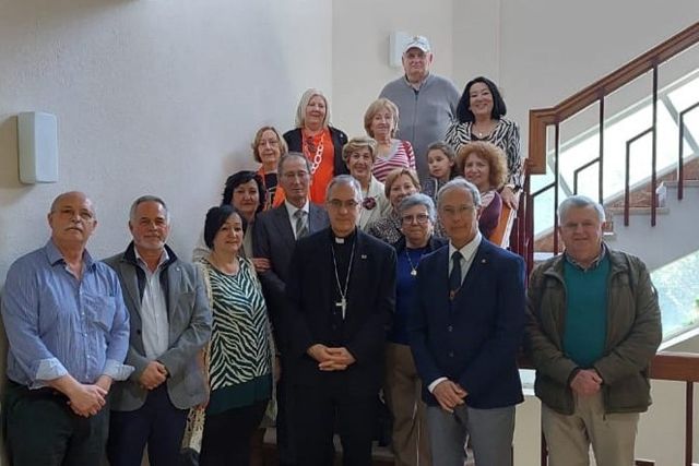 D. Juan Antonio, con los componentes de la C.P.C. nº 15.