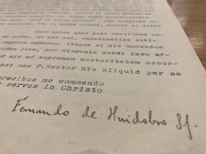 Prosiguen los trabajos de la Comisión Histórica de la Causa de beatificación y canonización del P. Fernando Huidobro