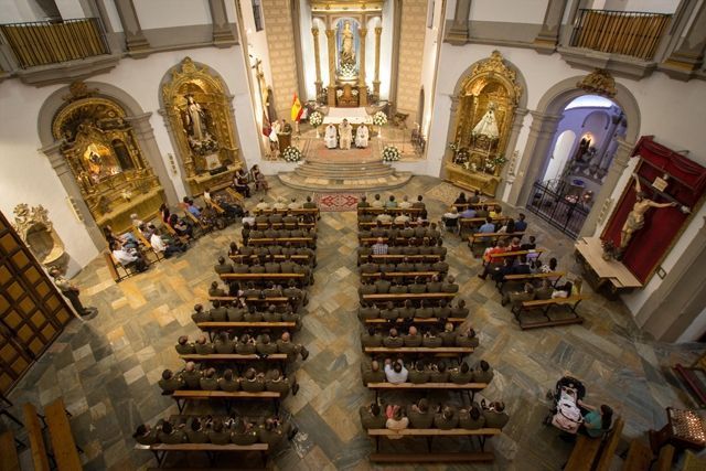El Arzobispo Castrense imparte el sacramento de la Confirmacion en la Brigada “Extremadura” XI