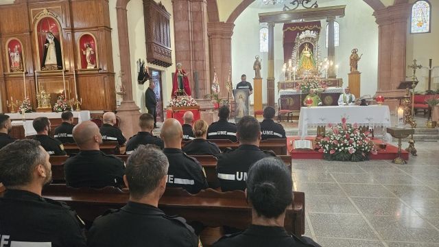La UME de Tenerife se encomienda a su patrona, la Virgen del Rosario