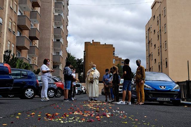 La Comunidad castrense de Tenerife celebra la festividad del Corpus Christi