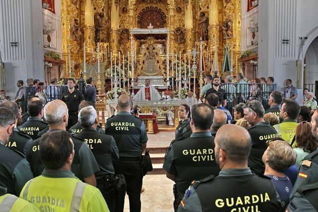Misa con los Guardias Civiles Operación Romero en el Rocío