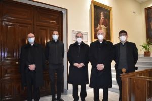 El Obispo Castrense de Argentina, Monseñor Santiago Olivera, visita el Arzobispado